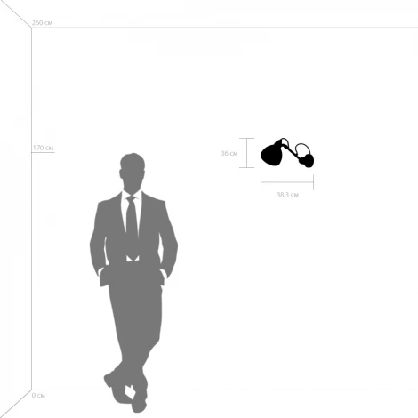 Бра на гибкой ножке Lightstar Loft 865607 (220V)