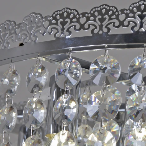 Потолочная люстра хрустальная Reluce 90330-0.3-10 CR (220V)