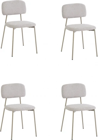 Стул Stool Group Chao серый серые ножки 4 шт. арт.УТ000040816