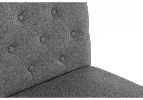 Обеденный стул Woodville dark walnut / fabric grey 11022