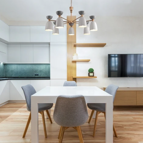 Подвесная люстра Maytoni Cloches MOD113PL-07W (220V, на цепи)