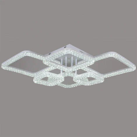 Потолочная люстра светодиодная на штанге с регулировкой цветовой температуры, яркости и ночным режимом Reluce 19848-0.3-06D WH