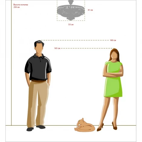 Потолочный светильник Chiaro Изабелла 351015009