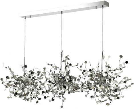 Подвесной светильник Crystal Lux Garden SP3х3 L1200 CHROME (220V, на тросе, ветки)