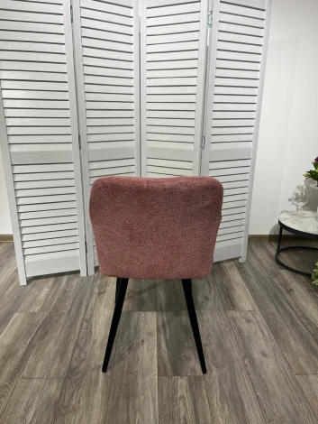 Стул M-City BRANDY WZ2042-11 брусничный/ черный каркас