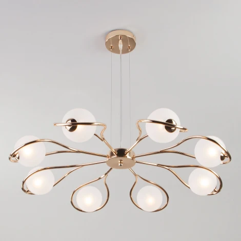 Подвесная люстра Eurosvet Camomile 70089/8 золото