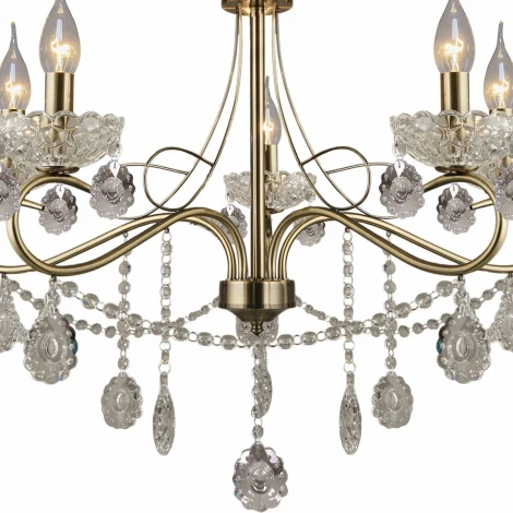 Подвесная люстра Reluce 01487-0.4-05 AB (220V, на цепи)