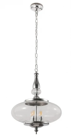 Подвесной светильник Crystal Lux Miel SP4 CHROME (220V, на цепи, круглые)