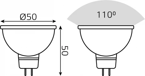 Лампочка светодиодная Gauss 101105406