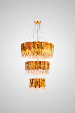 Подвесная люстра AM Group ROBERTO CAVALLI Roberto Cavalli L800-600-400 (220V, на тросе)