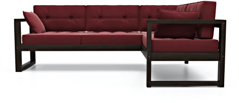 Диван Arsko Астер У венге красный велюр