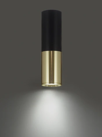 Настенный светильник Lumina Deco LDW 1101-1 BK+GD