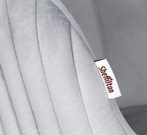 Стул полубарный Sheffilton SHT-ST39-1/S93 серое облако/дуб кор. браш./черный муар