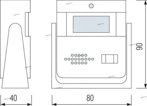 Звонок дверной беспроводной Horoz Helix, белый, IP20, 315MHz