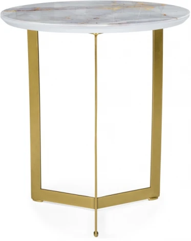 Журнальный столик Woodville Роб D-450 золото 553555