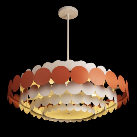 Потолочная люстра на штанге Loft It Juicy 10310/M Red (220V, круглые)