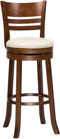 Стул барный WILLIAM BAR (шоколад, кремовый)
