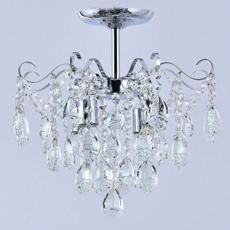 Потолочная люстра хрустальная на штанге Reluce 04065-0.3-04 CR (220V)