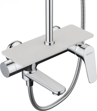 Душевая стойка Damixa Origin Bit 977720000 с полкой