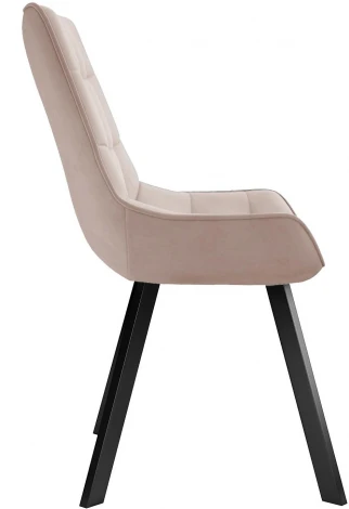 Стул DikLine 263 поворотный, B03 BEIGE, ножки черные