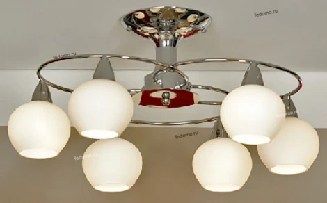 Потолочная люстра Lussole Caruso LSQ-4707-06