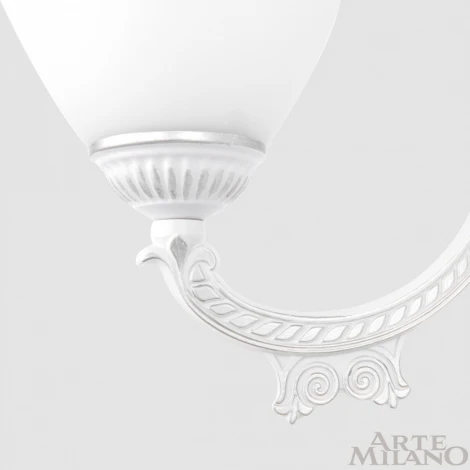 Бра с выключателем Arte Milano AM342837 342837/2W WT+SL (220V)