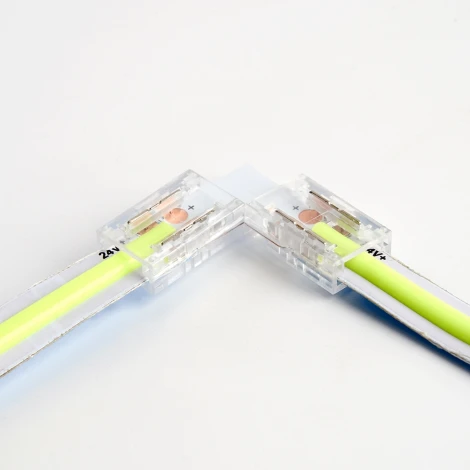 Соединитель угловой 12мм для ленты COB LS530, LD179 Feron 48276