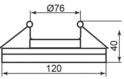 Встраиваемый точечный светильник Feron 20157 (220V)