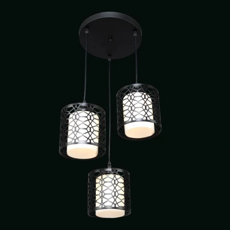 Подвесной светильник Максисвет 4940 2-4940-3-BK E27