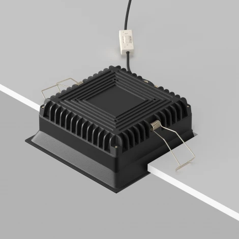 Встраиваемый светильник 18W Maytoni Okno DL056-18W3-4-6K-B (LED, 220V, IP44)