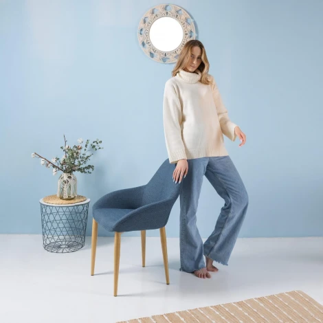 Стул R-Home Kent Сканди Блю Арт Натур