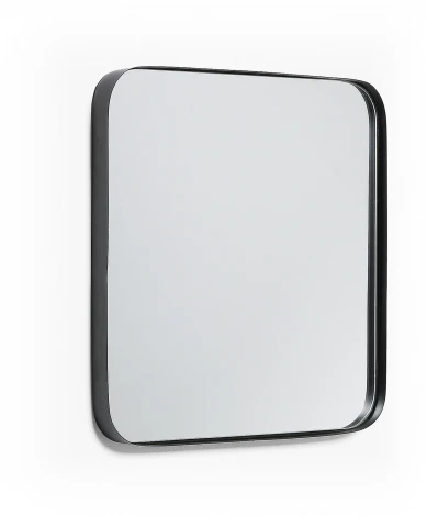 Настенное зеркало La Forma (ex Julia Grup) Marco (Черный/ Металл,Сталь,Стекло)