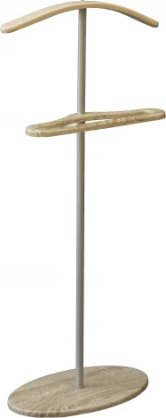 Вешалка костюмная Дэви 3 металлик/дуб сонома от фабрики Mebelik