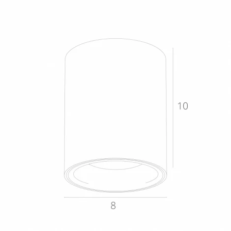 Накладной точечный светильник Arte Lamp Torre A1532PL-1WH (220V, круглые)