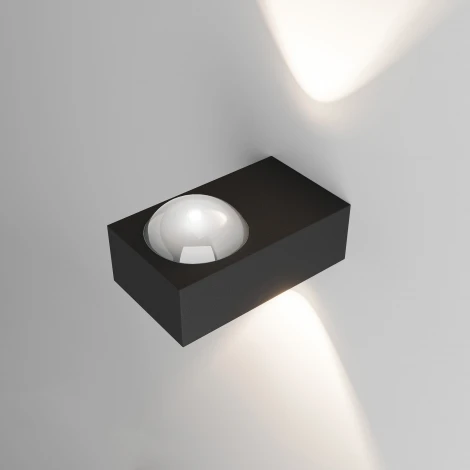 Уличный настенный светильник со светодиодами IP54 Elektrostandard Lenses 35191/W (a070458) (220V)