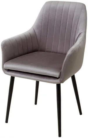 Стул Роден Blitz 16 Серый, велюр/черный каркас