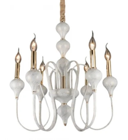 Подвесная люстра PL1075-10 WT+GD Мелодия Света PL1N 000067359