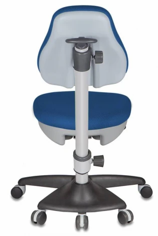 Кресло детское Бюрократ KD-2 синий TW-10 крестовина пластик