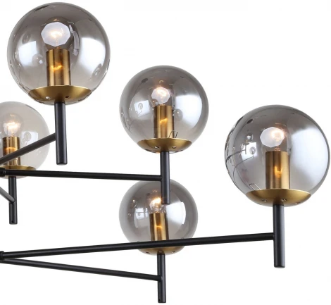 Потолочная люстра ярусная на штанге Sheeny 3088-10P F-Promo (220V, шарики)