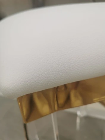 Табурет барный IST-CASA Найс MH-1974S.2, 40х40х61, белый, золото