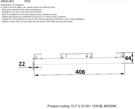 Трековый светильник магнитный Crystal Lux SPACE CLT 0.33 001 12W BL M3000K (LED, 48V)