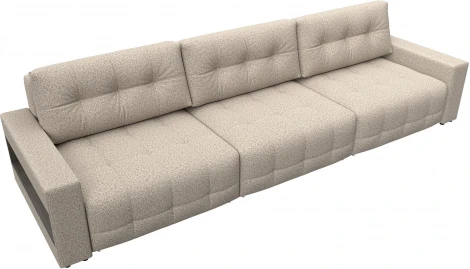 Диван прямой с полками Лига-053 НПБ Лонг Лига Диванов (Велюр) арт.128927