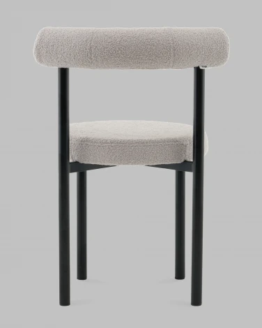 Стул обеденный Флорео букле светло-серый Stool Group арт.УТ000041336