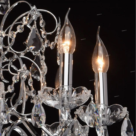 Подвесная люстра MW-Light Каролина 367013408 (220V, на цепи, подсвечник, свеча)