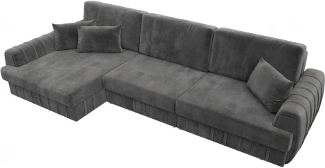 Диван угловой Лига-057 НПБ Лонг угол левый Лига Диванов (Велюр) арт.129306L