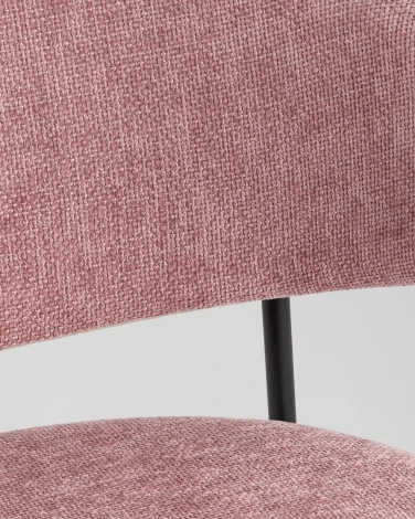 Стул Evan шенилл пыльно-розовый Stool Group УТ000042351