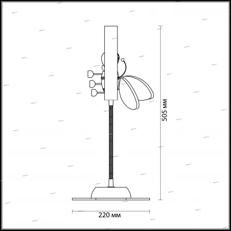 Интерьерная настольная лампа Odeon Light Arli 2805/1T