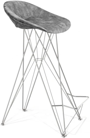 Стул барный SHT-ST19-SF1/S66 дымный/хром лак Sheffilton 6106423402