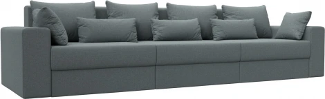 Диван прямой Майами Long (Серый/Рогожка) Лига Диванов арт.122678