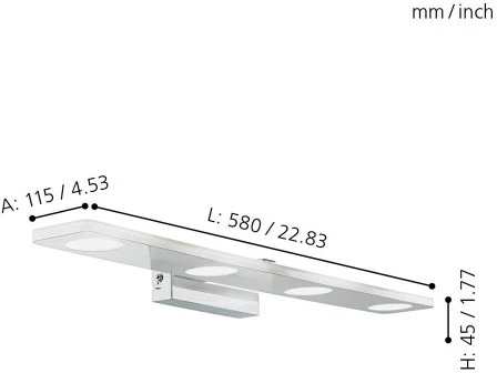 Настенный светильник Eglo Cabus 96938 (LED, 220V)